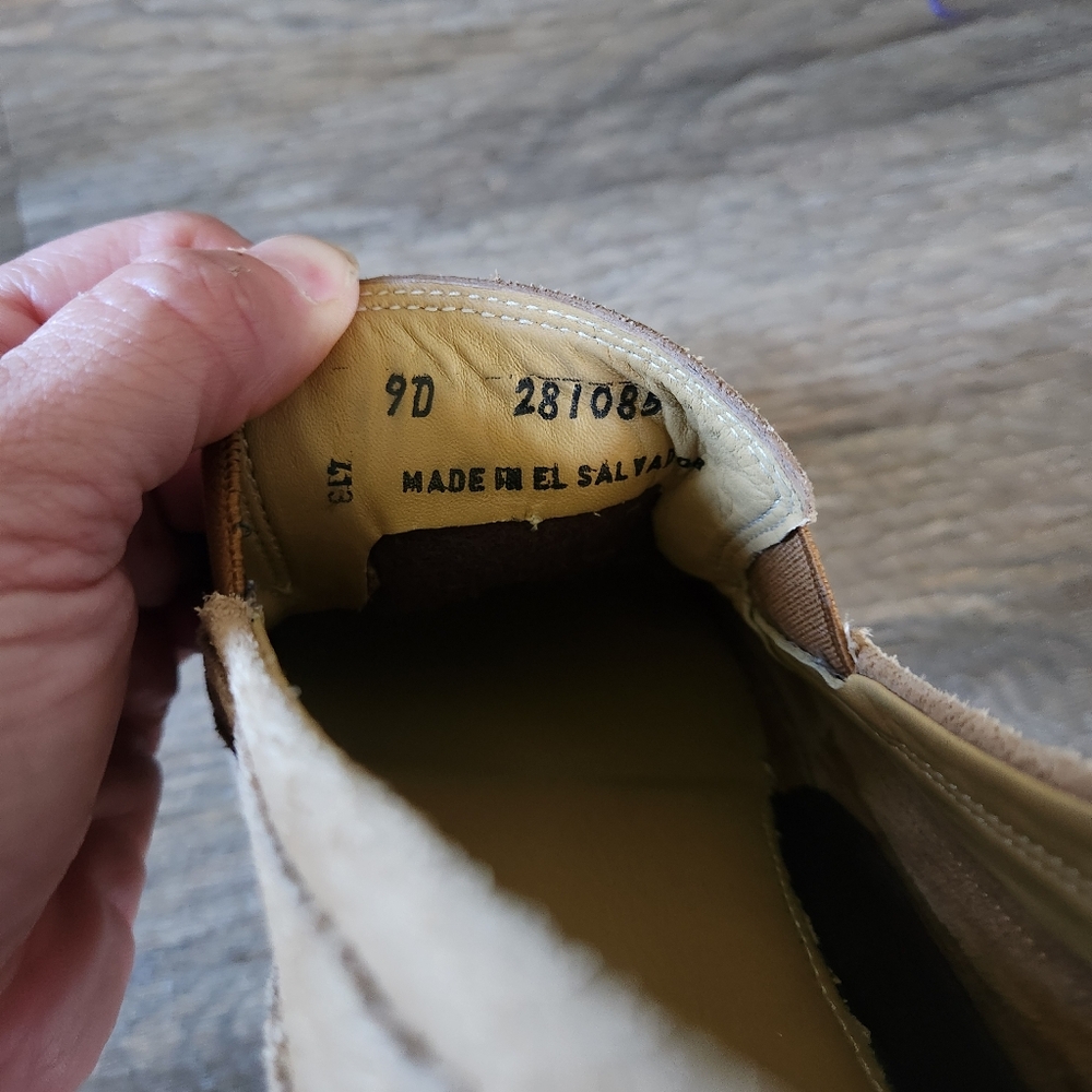 L.L. Bean Men's Light Brown Suede Slip-On Loafers Sz 9 - Picture 8 of 8